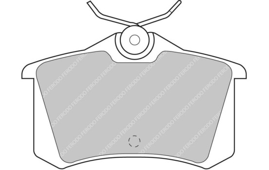 Jeu de plaquettes de frein, frein à disque FDS726 Ferodo Racing