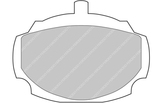 Jeu de plaquettes de frein, frein à disque FDS823 Ferodo Racing