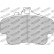 Jeu de plaquettes de frein, frein à disque FRP3051R Ferodo Racing, Vignette 2