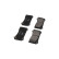 Jeu de plaquettes de frein, frein à disque KBP-10045 Kavo parts, Vignette 2