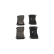 Jeu de plaquettes de frein, frein à disque KBP-10045 Kavo parts, Vignette 4