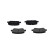Jeu de plaquettes de frein, frein à disque KBP-10067 Kavo parts, Vignette 3