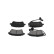 Jeu de plaquettes de frein, frein à disque KBP-6631 Kavo parts, Vignette 3