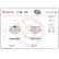 Jeu de plaquettes de frein, frein à disque P 06 116 Brembo, Vignette 4