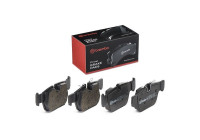 Jeu de plaquettes de frein, frein à disque P 06 117 Brembo