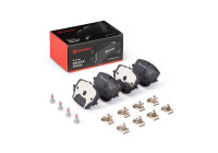 Jeu de plaquettes de frein, frein à disque P 06 126 Brembo