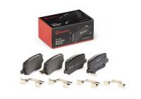 Jeu de plaquettes de frein, frein à disque P 09 032 Brembo