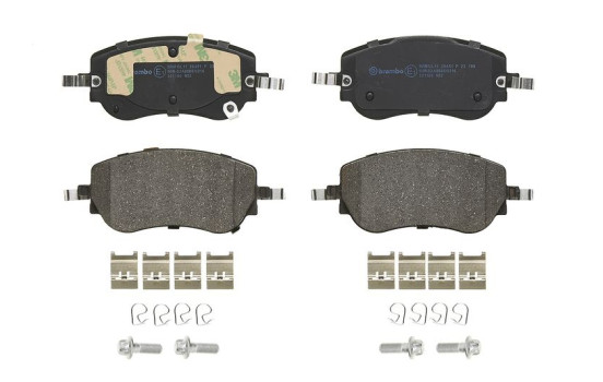 Jeu de plaquettes de frein, frein à disque P 23 198 Brembo