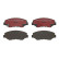 Jeu de plaquettes de frein, frein à disque P 28 035X Brembo, Vignette 3