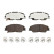 Jeu de plaquettes de frein, frein à disque P 34 014 Brembo, Vignette 3