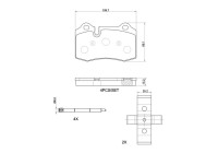 Jeu de plaquettes de frein, frein à disque P 48 007 Brembo