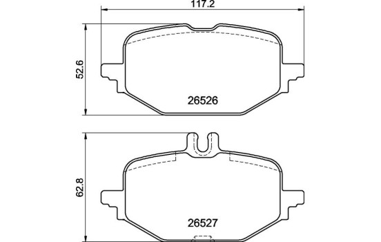 Jeu de plaquettes de frein, frein à disque P 50 172 Brembo, Image 4