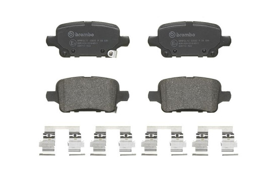 Jeu de plaquettes de frein, frein à disque P 59 095 Brembo, Image 2