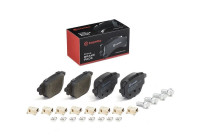 Jeu de plaquettes de frein, frein à disque P 59 100 Brembo