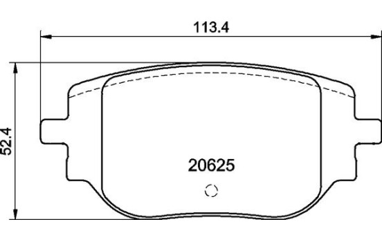 Jeu de plaquettes de frein, frein à disque P 59 102 Brembo, Image 4