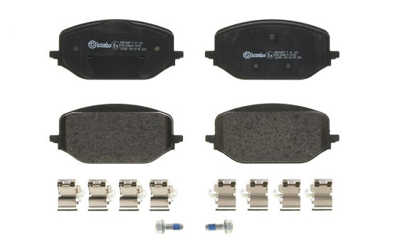 Jeu de plaquettes de frein, frein à disque P 61 142 Brembo