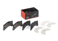 Jeu de plaquettes de frein, frein à disque P 65 047 Brembo