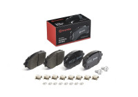 Jeu de plaquettes de frein, frein à disque P 68 073 Brembo