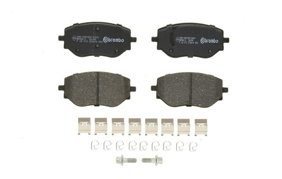 Jeu de plaquettes de frein, frein à disque P 68 073 Brembo, Image 3