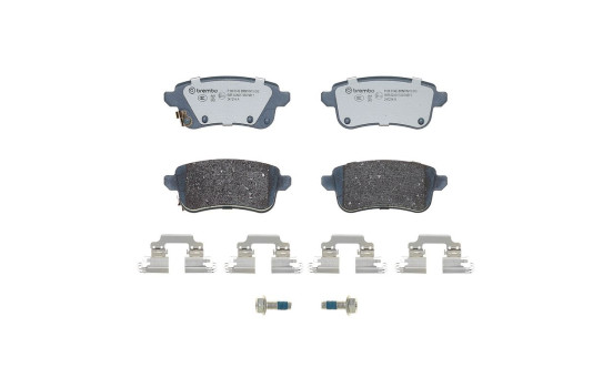 Jeu de plaquettes de frein, frein à disque P 68 074E Brembo, Image 4