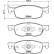 Jeu de plaquettes de frein, frein à disque P 83 185 Brembo, Vignette 4