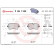 Jeu de plaquettes de frein, frein à disque P 85 118X Brembo, Vignette 2
