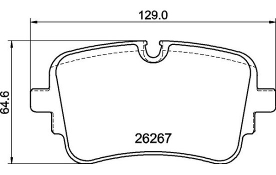 Jeu de plaquettes de frein, frein à disque P 85 190 Brembo