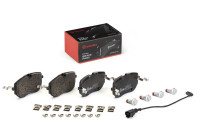 Jeu de plaquettes de frein, frein à disque P 85 192 Brembo