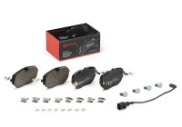 Jeu de plaquettes de frein, frein à disque P 85 195 Brembo