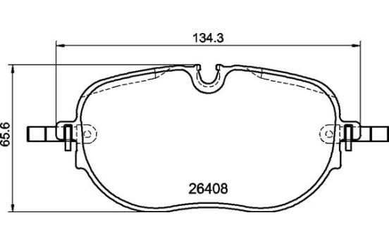 Jeu de plaquettes de frein, frein à disque P 85 195 Brembo, Image 4