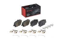 Jeu de plaquettes de frein, frein à disque P 86 032 Brembo
