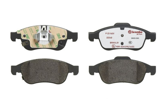 Jeu de plaquettes de frein, frein à disque P23165X Brembo, Image 3