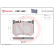 Jeu de plaquettes de frein, frein à disque P50114NX Brembo
