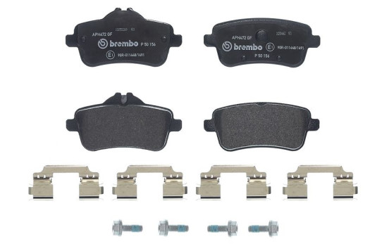 Jeu de plaquettes de frein, frein à disque P50156 Brembo, Image 2