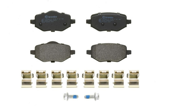 Jeu de plaquettes de frein, frein à disque P61140 Brembo, Image 3