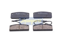 Jeu de plaquettes de frein, frein à disque PA-MC05 Japanparts