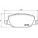 Jeu de plaquettes de frein, frein à disque PRIME LINE P 23 199 Brembo, Vignette 4