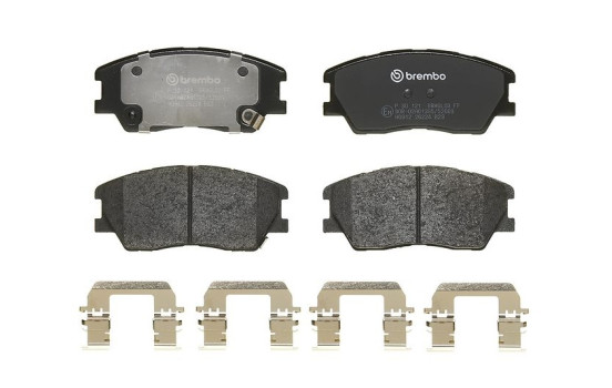 Jeu de plaquettes de frein, frein à disque PRIME LINE P 30 121 Brembo, Image 2