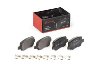Jeu de plaquettes de frein, frein à disque PRIME LINE P 30 141 Brembo