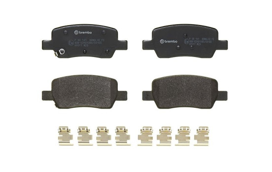Jeu de plaquettes de frein, frein à disque PRIME LINE P 30 141 Brembo, Image 3