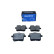 Jeu de plaquettes de frein, frein à disque QP0171C Quaro, Vignette 2