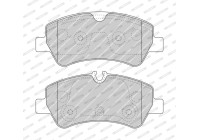 jeu de plaquettes de frein FVR5076 Ferodo