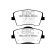 Jeu de plaquettes de frein Greenstuff DP22365 EBC
