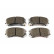 Jeu de plaquettes de frein haute performance 07.B314.22 Brembo, Vignette 2