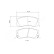 Jeu de plaquettes de frein haute performance 07.B314.22 Brembo, Vignette 3