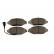 Jeu de plaquettes de frein haute performance 07.B314.81 Brembo, Vignette 2