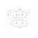 Jeu de plaquettes de frein haute performance 07.D435.23 Brembo, Vignette 2