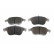 Jeu de plaquettes de frein haute performance 07.D435.68 Brembo, Vignette 2