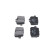 Jeu de plaquettes de frein KBP-10047 Kavo parts, Vignette 4