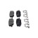Jeu de plaquettes de frein KBP-10111 Kavo parts, Vignette 4